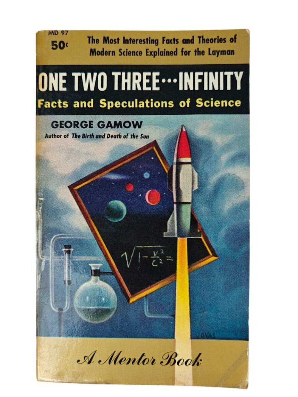 One Two Three… Infinity George Gamow 1957 Paperback Marvel's of Science